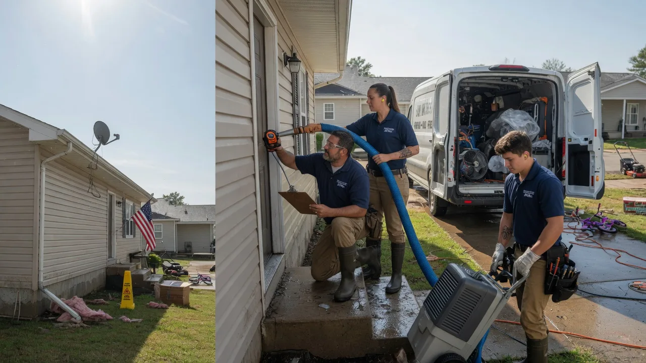 Ceiling Water Damage Restoration in Frazee, MN near me